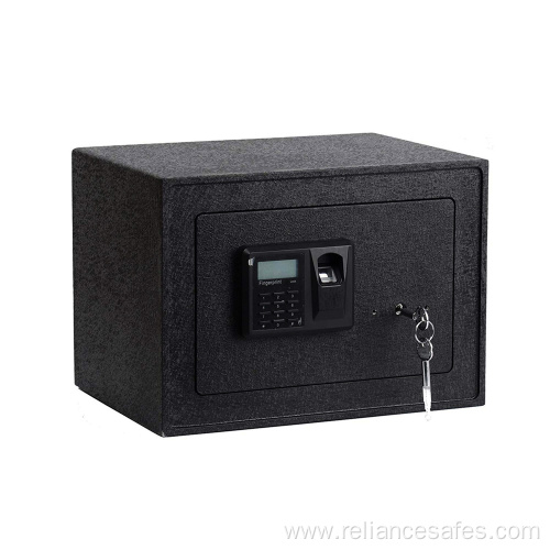 Black Small Medium Safe with Biometric Fingerprint Lock